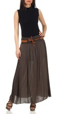 Damen Maxi Rock Langer Sommer