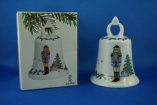 Porzellan Glocke Weihnachtsglocke AK Kaiser Nußknacker