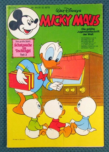 Micky maus 1978 heft - micky,