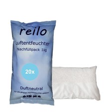 20x 1kg reilo Luftentfeuchter Nachfüllpack im Vliesbeutel, für Raumentfeuchter
