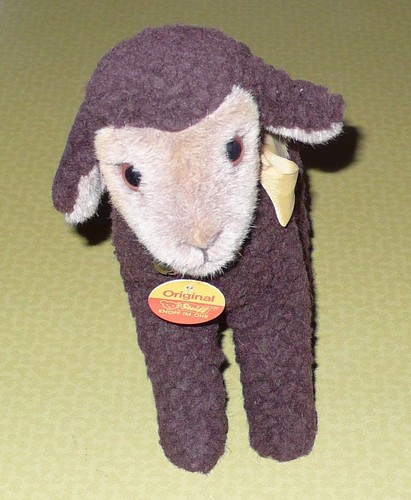 Steiff lamm lamby braun - lamm,