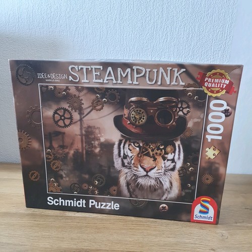 Steampunk tiger 1000 teile - steampunk,