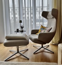 Vitra Grand Repos Sessel & Ottoman Design von Antonio Citterio