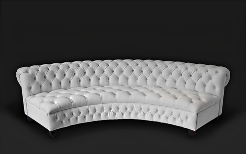 Ledersofa sofa couch rundsofa - ledersofa,
