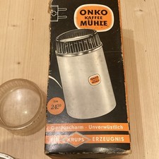 ONKO Krups Type D4 elektrische Kaffeemühle mit OVP Garantieschein Funktionsfähig