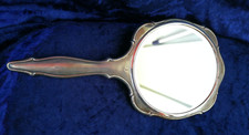 Handspiegel Silber 835 Antik unbeschädigt 29 cm Alt 2 Punzen 835 Krone und IB