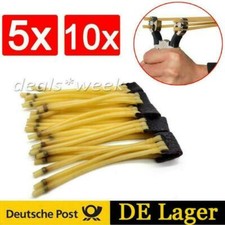 5/10x Outdoor Jagd Schleuder Gummiband Slingshot Katapult Zwille Ersatz gummi DK