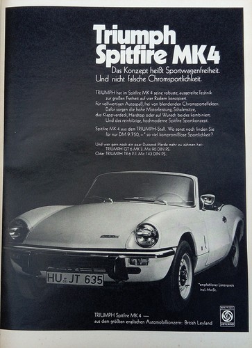 Triumph spitfire 4 - spitfire, mk