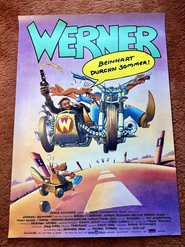Werner beinhart kinoplakat - werner,