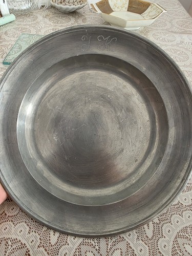 Antiker zinnteller von 1828 - antiker,