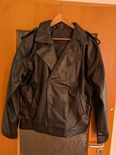 Lederjacke Panzer schwarz Gr