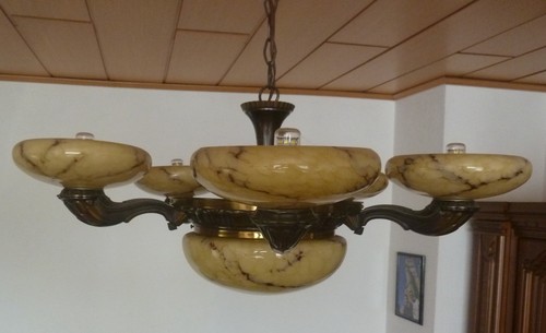 Fünfarmige deckenlampe - fünfarmige,