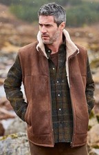 shearling vest For Men