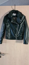 Wunderschöne Kunstlederjacke mit Nieten für Mädchen Gr. 147/152- 11/12 Jahre :)