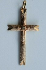 Anhänger Kreuz 6 cm antik