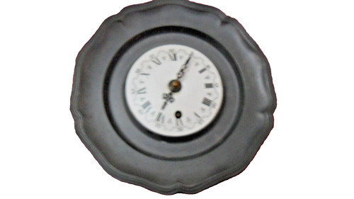 Antike zinn wanduhr 23cm - antike,