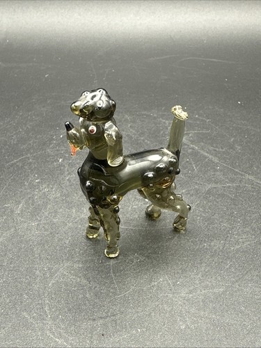 Glas figur pudel mundgeblasen - ,