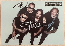 Böhse onkelz autogrammkarte - /,