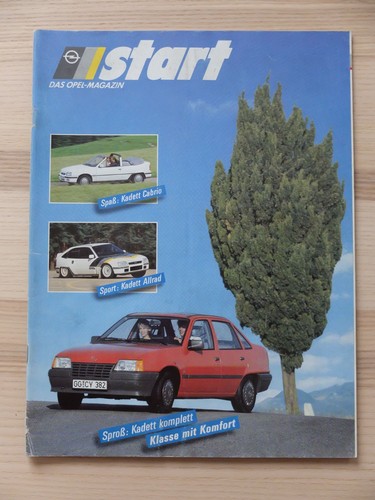 1985 opel start magazine - 1985,