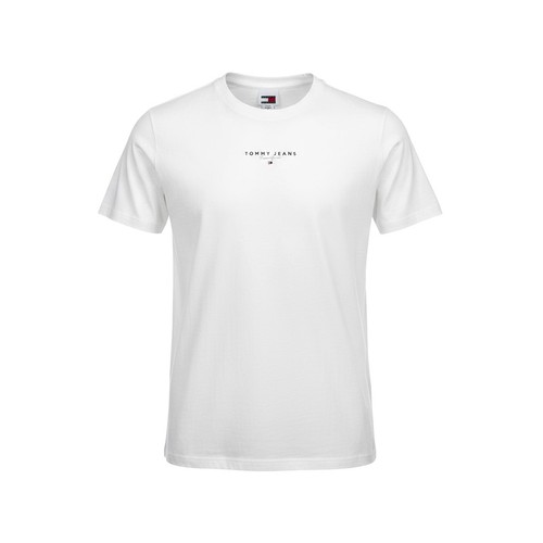 Tommy jeans shirt weiß reg - tommy,