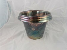 Sektkühler Design Versilbert Stufenrand Eiseimer Eistonne Champus Messing 8b4