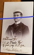 Landsmannschaft Franconia Leipzig SS 1901 Walter Düring Cimbria Freiburg ... CDV