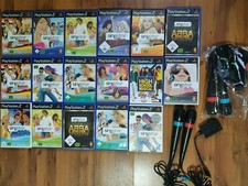 Singstar PS2 Spiele - Playstation 2 Auswahl 80s, Abba, Rock Ballads uvm & Mikros