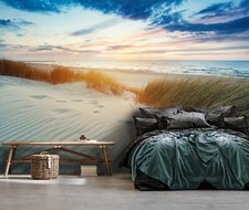 Fototapete Strand Meer Ostsee Dünen Wohnzimmer 3D VLIES TAPETE XXL + KLEISTER