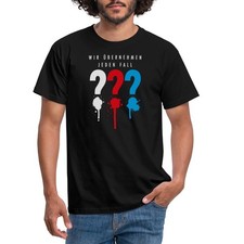 Die Drei Fragezeichen Wir Übernehmen Jeden Fall Männer T-Shirt