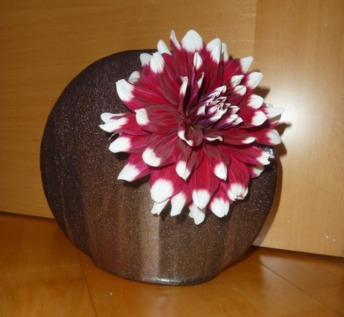 Schwere vase ton - ton, für