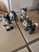 4 Stück Goebel Katze Figur 