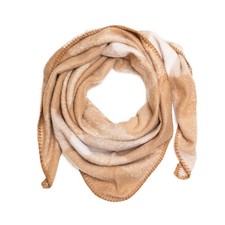 Damen XXL Dreieckstuch kariert Karo Wolle Mehrfarbig Dreieck Schal Winterschal