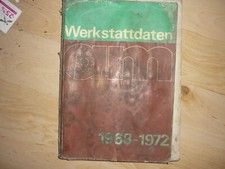 Autodata Werkstattbuch  1968-1972 Rarität selten am Markt