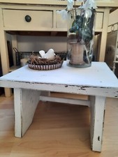 Alter großer Hocker Fußbank