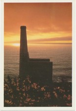 GB CORNWALL CORNISH ENGINE HOUSE ca. 1970/80 superb mint coloured large postcard