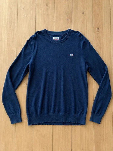 Tommy jeans pullover navy - tommy,