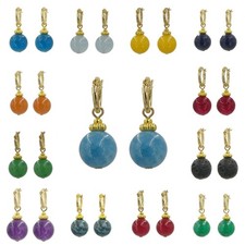 Vielfalt Edelstein Ohrringe