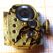Älteres,gebrauchtes Handaufzug Werk Damenuhr Revue defekt Unruhe OK GX39