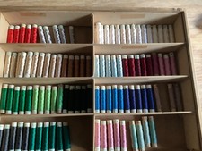 10 Rollen Güermann Knopflochseide R753