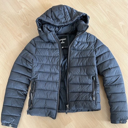 Superdry steppjacke fuji grau - superdry,