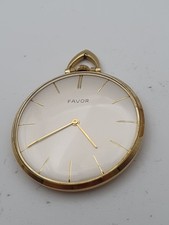FAVOR Taschenuhr vergoldet