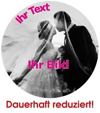 Tortenaufleger selber gestalten - Tortenbild Fototorte Zuckerbild Taufe Geburt