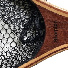 Skorpion Meerforellenkescher Mefokescher Watkescher Lä. ca.92 cm Maschen ca.10mm