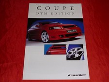 OPEL IRMSCHER Astra G Coupe "DTM Edition" Sondermodell Prospekt Brochure 2001