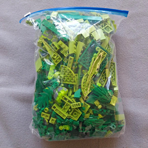 Lego konvolut 1kg grün - lego,