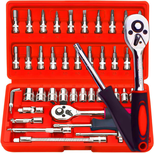 Retoo teilig ratschenkasten - retoo, 46-teilig