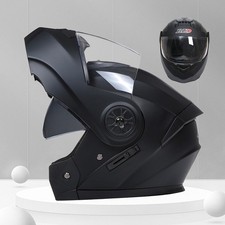 1x Motorradhelm Integralhelm Rollerhelm Helm Schwarz Matt M, L, XL