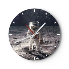 Modern wanduhr 40x40cm rund - 40x40cm,