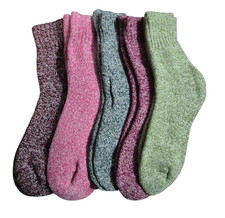 5 Paar Damen Wollsocken Multipack aus hochwertiger Wolle, Größe EU 35-43