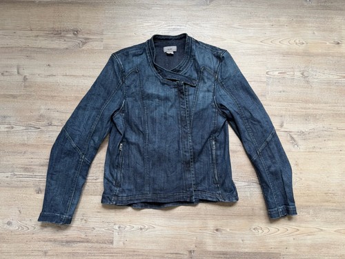 Denim racing jacket - by, helmut